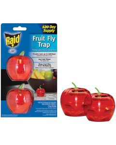 Raid 2PK-FFTA-RAID Apple Fruit Fly Traps, 2 pk